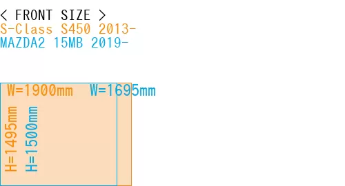 #S-Class S450 2013- + MAZDA2 15MB 2019-
